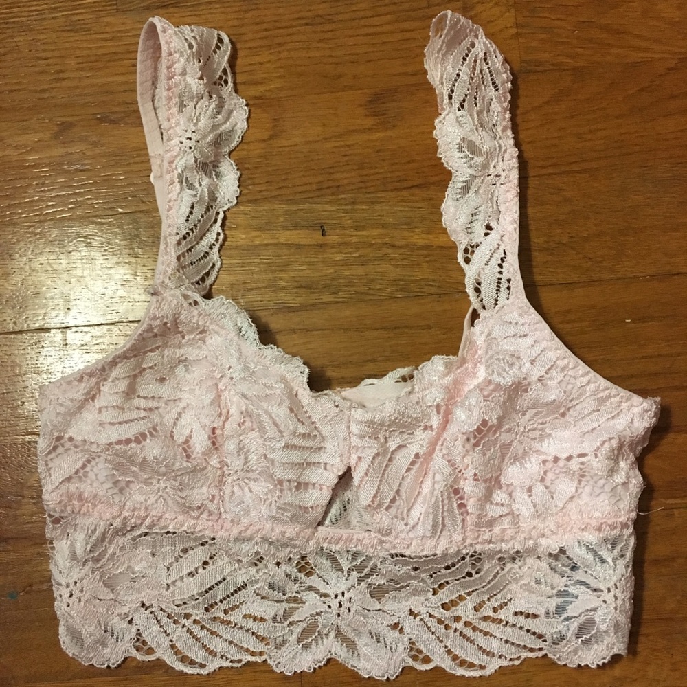 Light Pink Aerie Floral Bralette